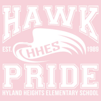 Hawk Pride Adult T-Shirt Pink/Orange Design