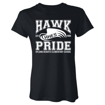 Hawk Pride Ladies T-Shirt Black Thumbnail